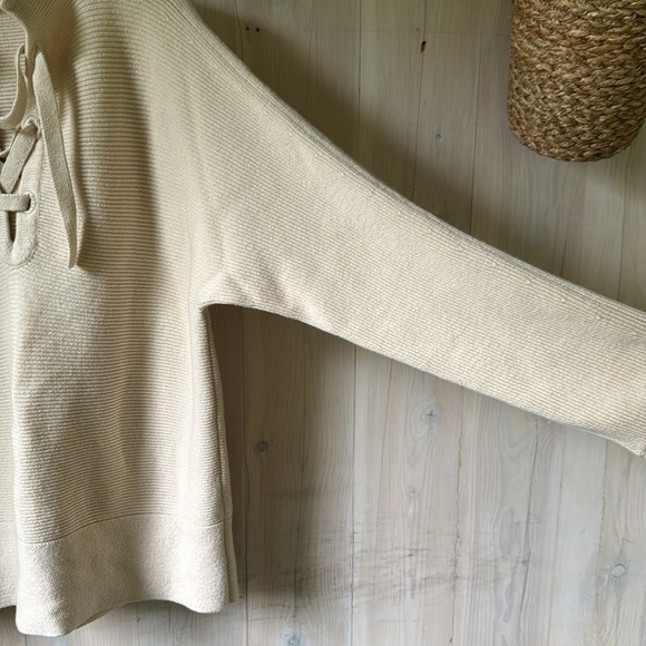 Everlane Cream Cotton Wool Sweater Size S - Picture 4 of 9